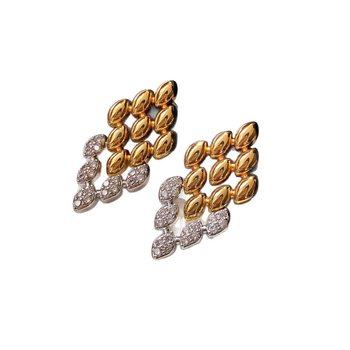 A2廠 韓國韓版鋯石菱形鏤空銀針耳環 批發 折扣@洽客服 25.10.W3「WE4847」