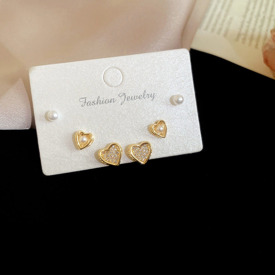 A2廠 【限量超值套組】 鋯石愛心花朵電鍍14K真金耳環批發 折扣@洽客服 26.03.W2「HE30772HE30771HE30773」