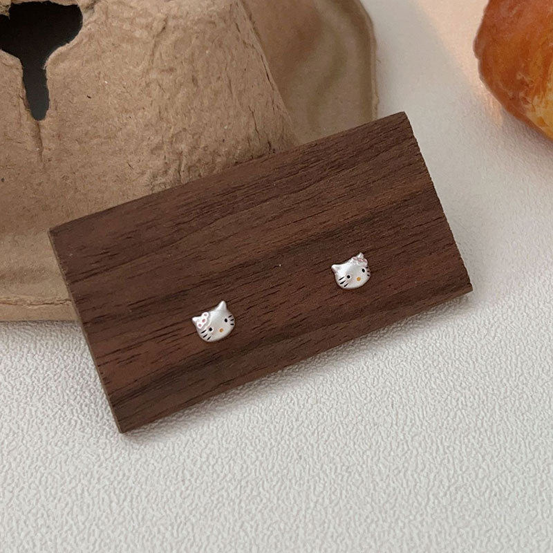 C3廠 韓系KT貓S925純銀耳環批發 折扣@洽客服 26.08.W4「es200」