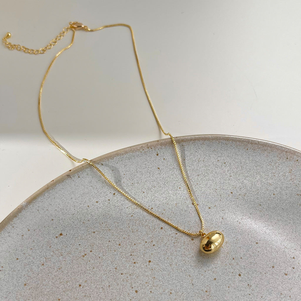 A廠 日韓款 金色豆豆銅鍍14k項鍊 批發 折扣@洽客服 25.10.W5「2728」