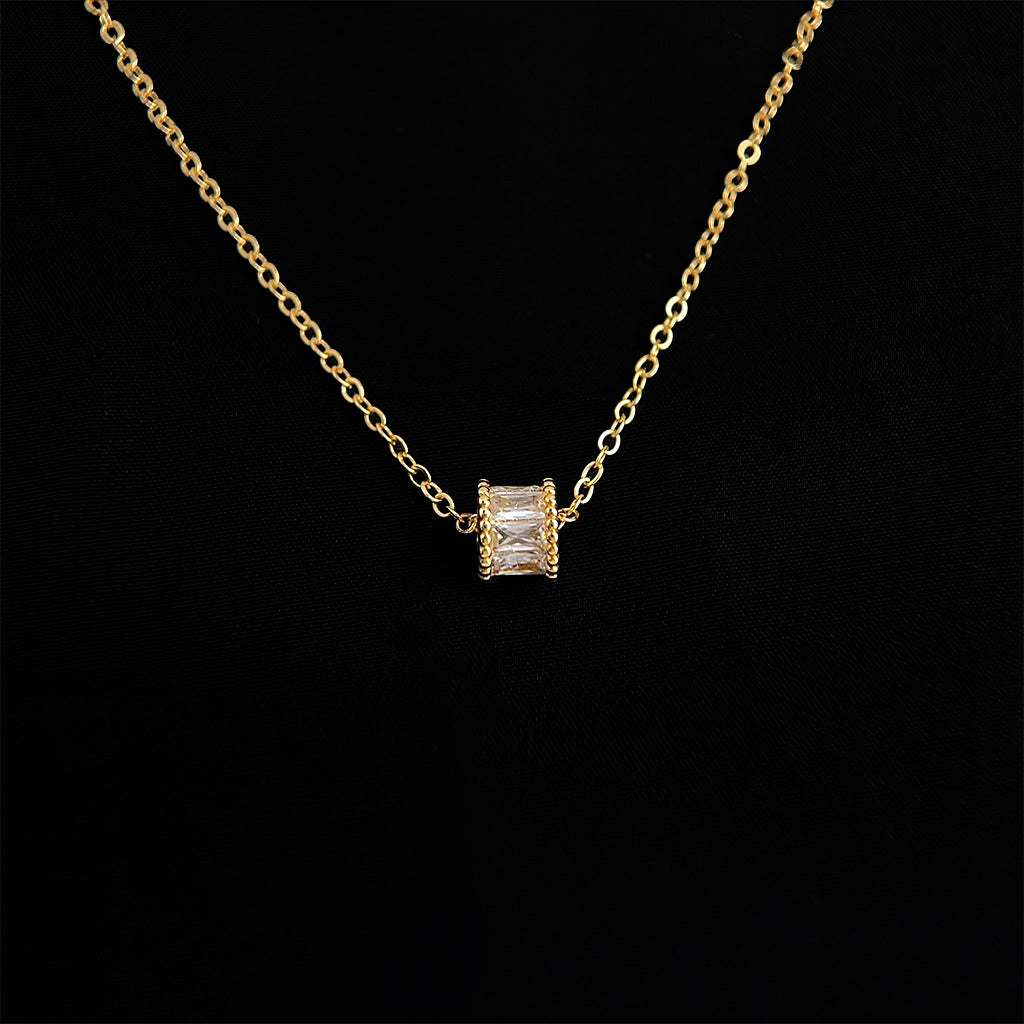 A廠 日韓款輕奢小蠻腰鋯石項鍊 批發 折扣@洽客服 25.12.W2「B-506」