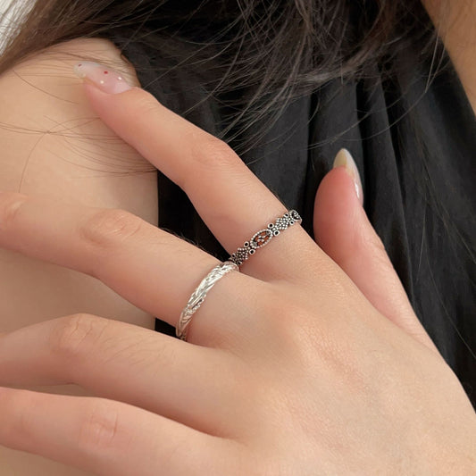 C3廠 韓國韓版幾何麥穗S925純銀戒指 批發 折扣@洽客服 25.12.W2「hjz293 hjz299」