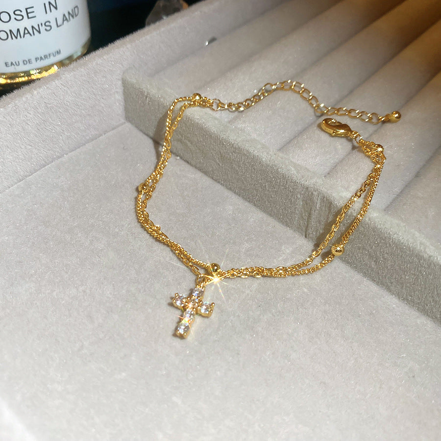A2廠 韓國韓版鋯石十字架星星手鍊 批發 折扣@洽客服 26.01.W1「HB5030 HR2856」