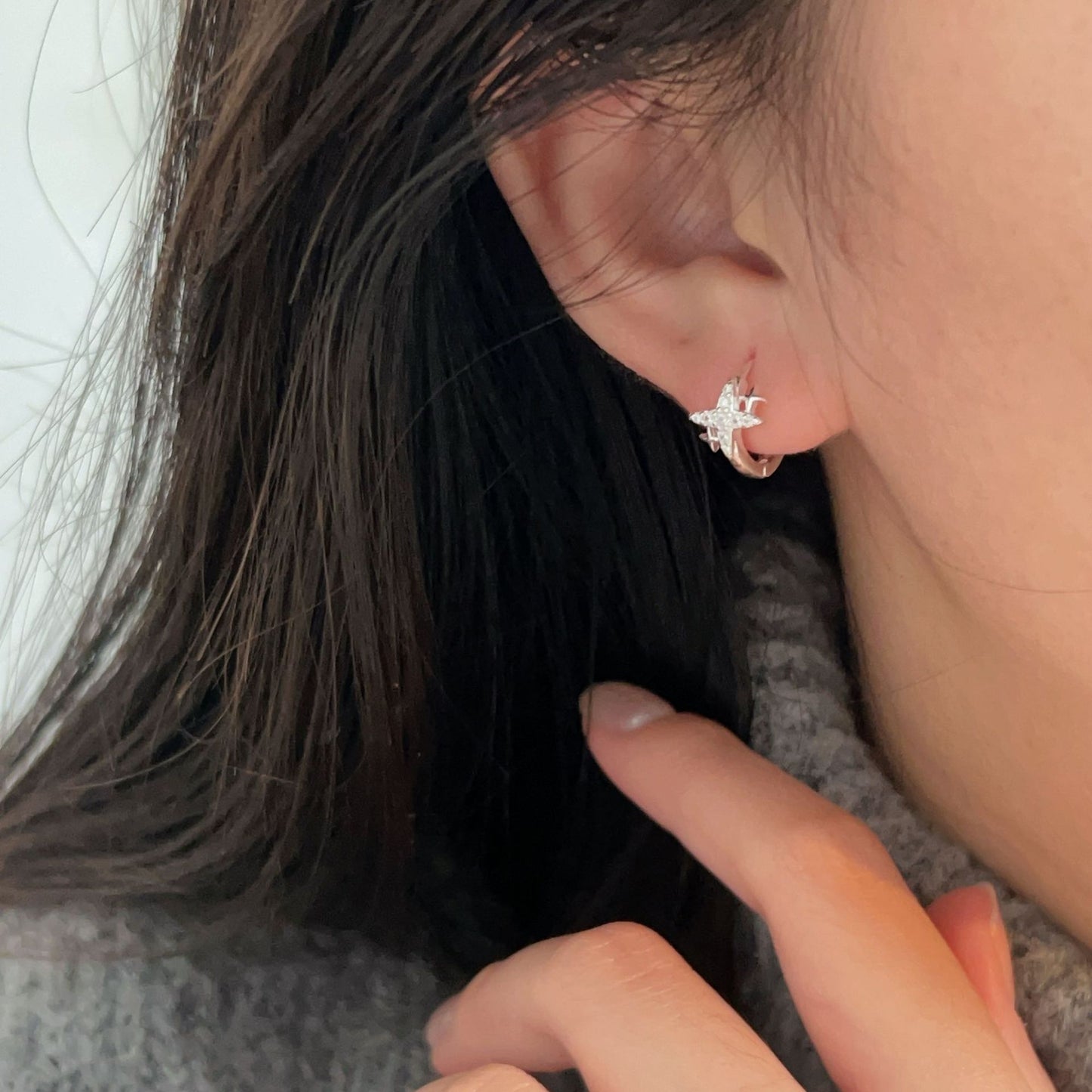 C3廠 韓國韓版S925純銀｜滿天星耳環 批發 折扣@洽客服 26.02.W3「es203」