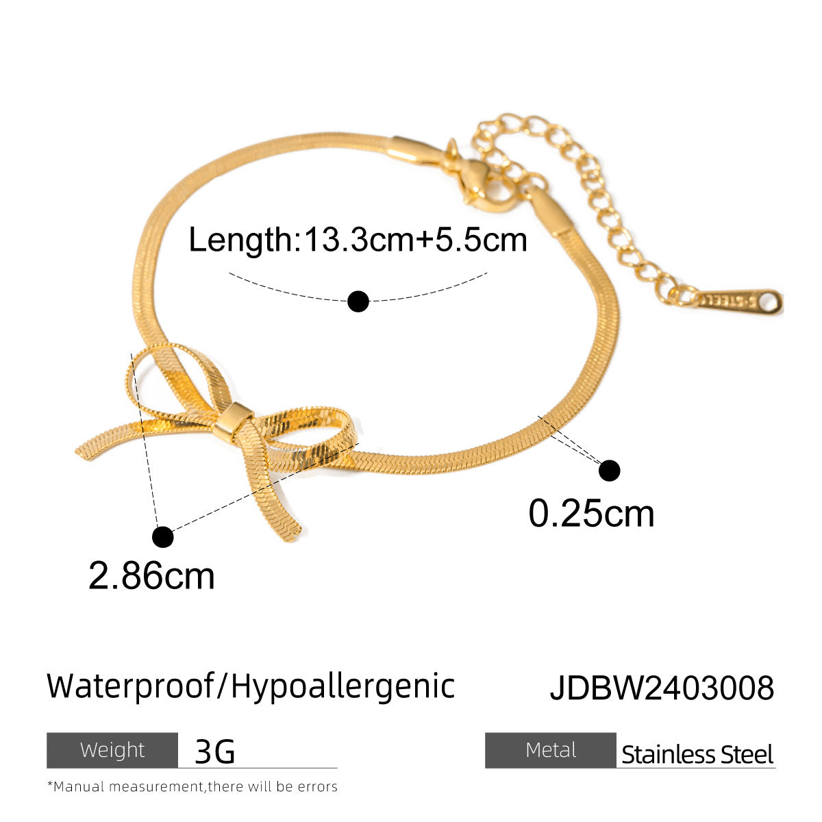 D廠 SUZIE 不鏽鋼鍍18K耳環&手鍊&項鍊「JDBW2403008」24.07 批發折扣@洽客服