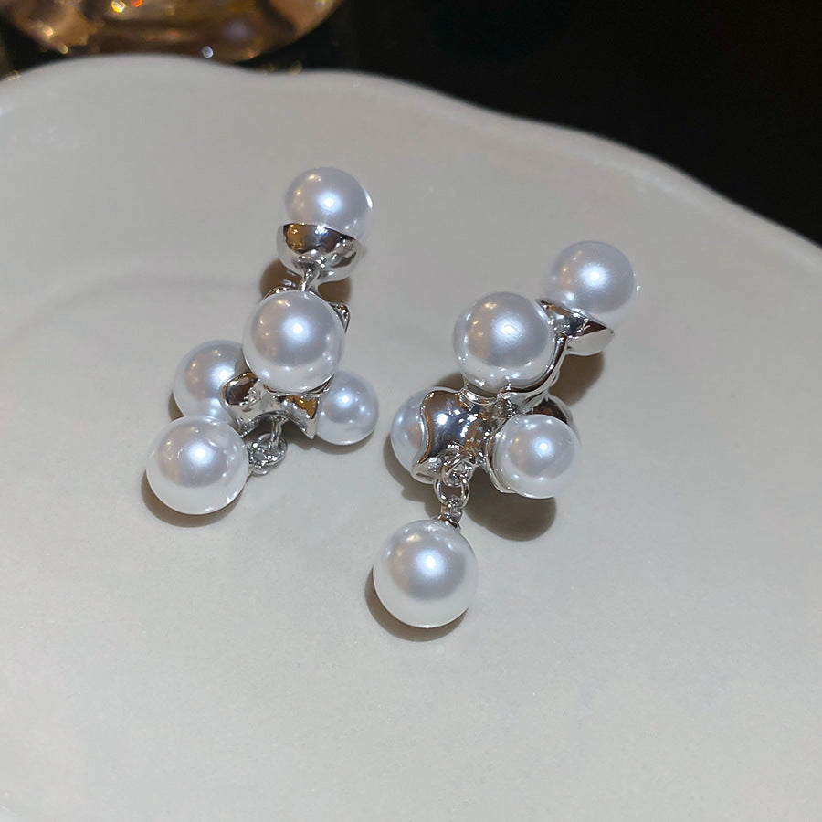 A2廠 韓國韓版珍珠吊墜銀針耳環 批發 折扣@洽客服 25.11.W1「HE28992」