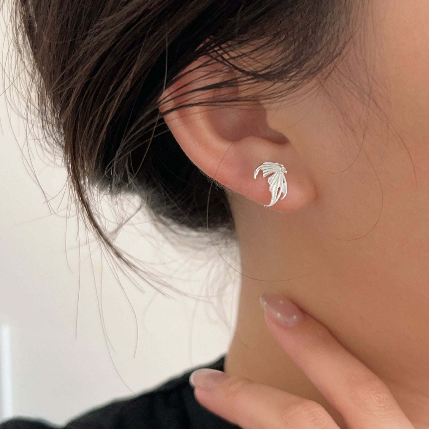 C3廠 韓版重工天使之翼S925純銀耳環 批發 折扣@洽客服 25/11.W4「es172」