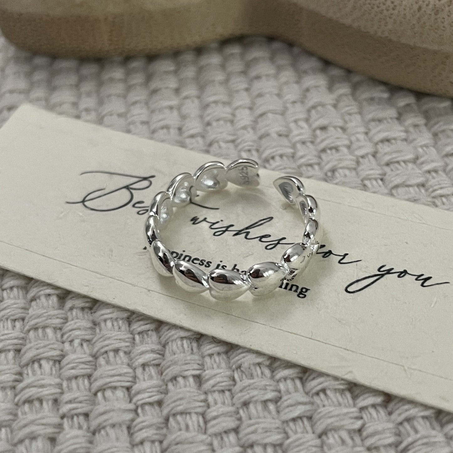 C2廠 韓國韓版愛心S925純銀戒指 批發 折扣@洽客服 25.10.W5「SR1126」