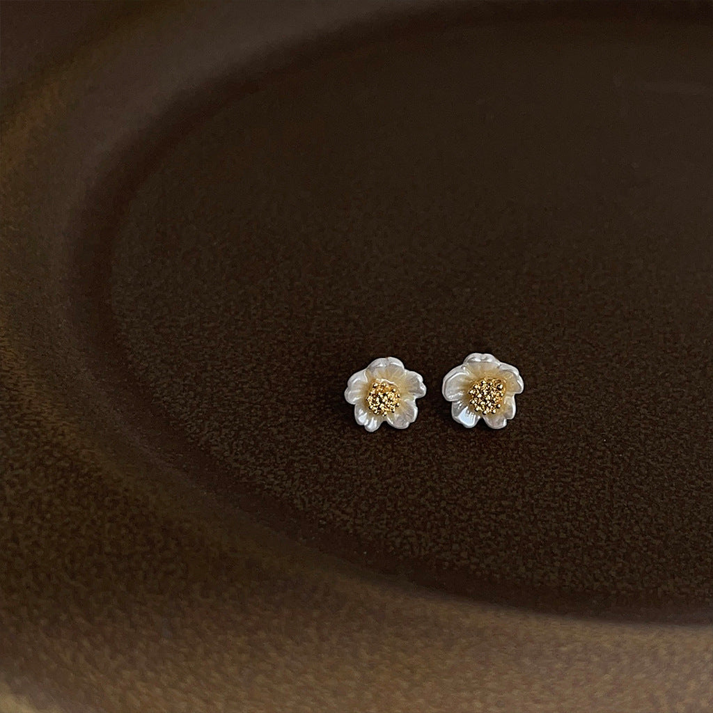 A廠 韓系迷你花朵環保銅銀針耳環批發 折扣@洽客服 26.03.10「B-932」