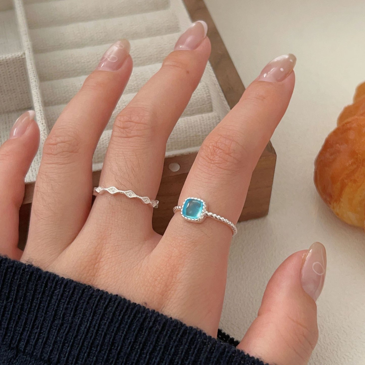 C3廠 韓國韓版方糖S925純銀戒指 批發 折扣@洽客服 25.11.W1「jz115 hjz311」