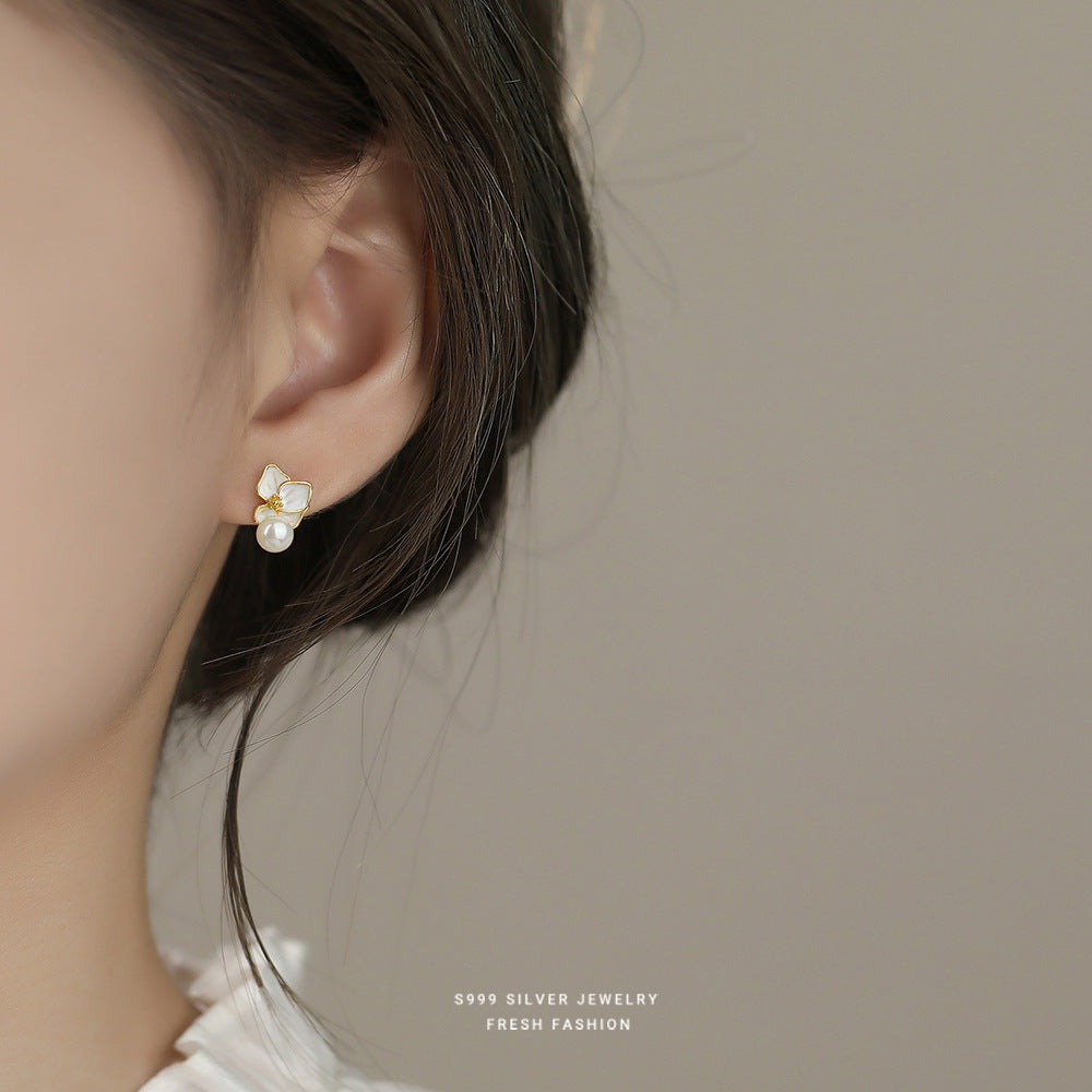 C廠 韓國韓版氣質珍珠S999純銀耳環 批發 折扣@洽客服 25.12.W3「F6671」