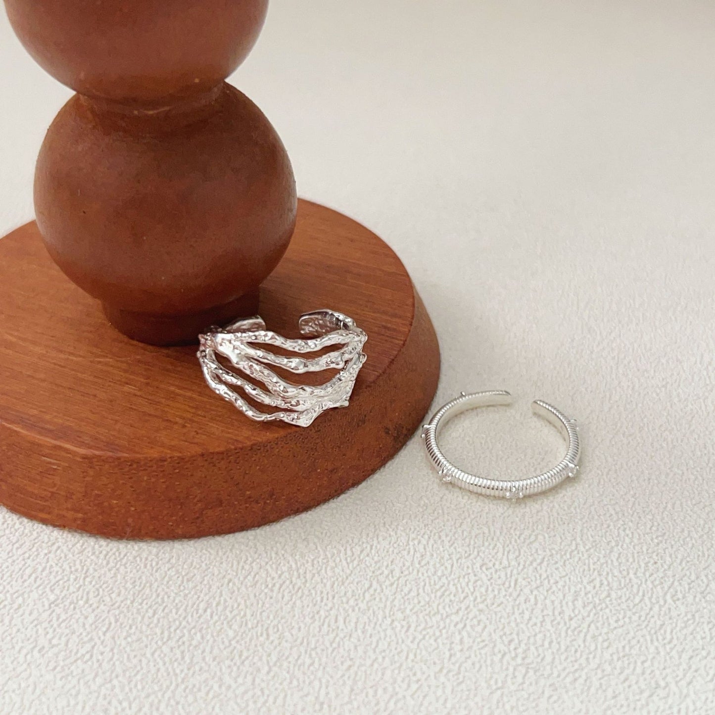 C3廠 韓國韓版S925純銀｜幾何不規則戒指 批發 折扣@洽客服 26.02.W3「jz122/jz120」