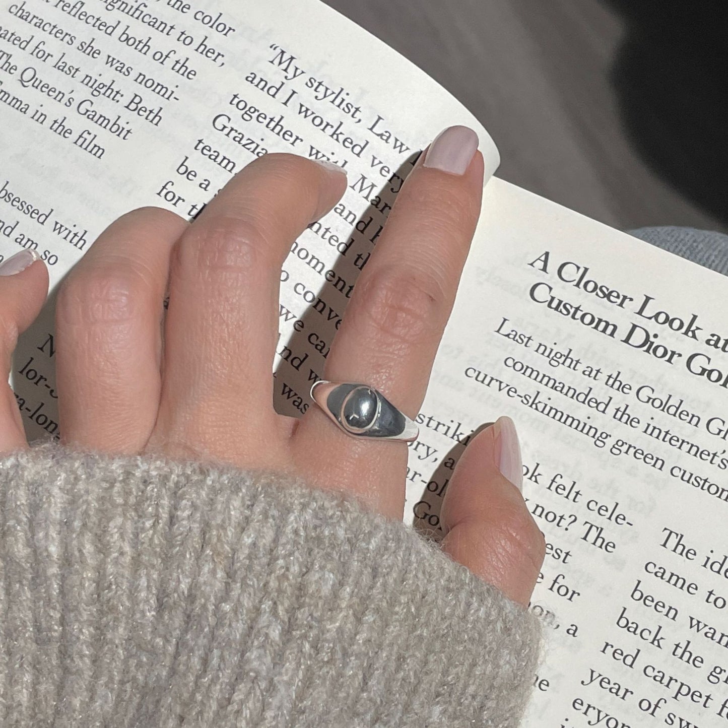 C2廠 韓國韓版光面橢圓S925純銀戒指 批發 折扣@洽客服 26.01.W1「XSR1214」