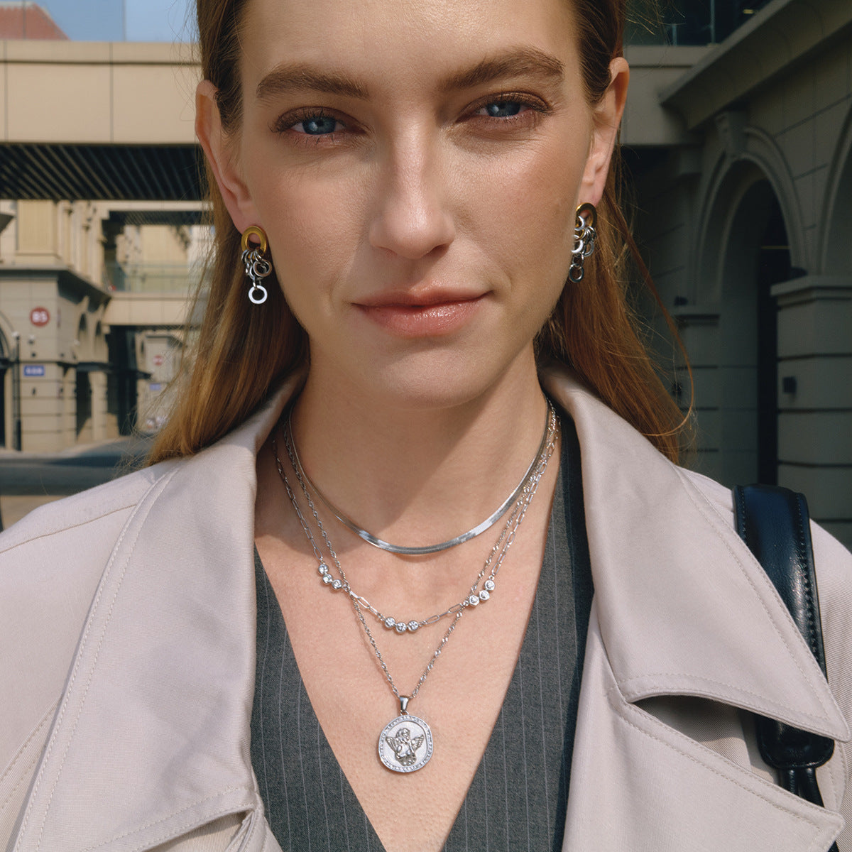 B廠 歐美款 飾品穿搭鈦鋼鍍18K金項鍊 批發 折扣@洽客服 26.03.W1「JDN0312226-S」