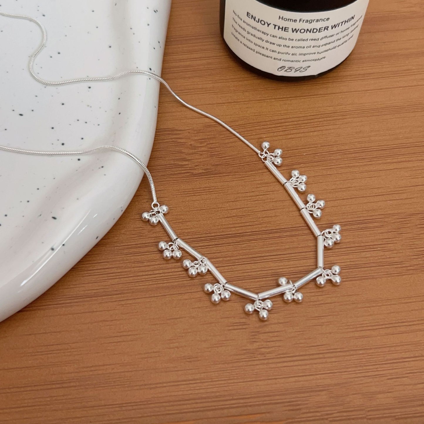 C3廠 韓國韓版小葡萄串珠S925純銀項鍊 批發 折扣@洽客服 25.11.W1「hxl360」