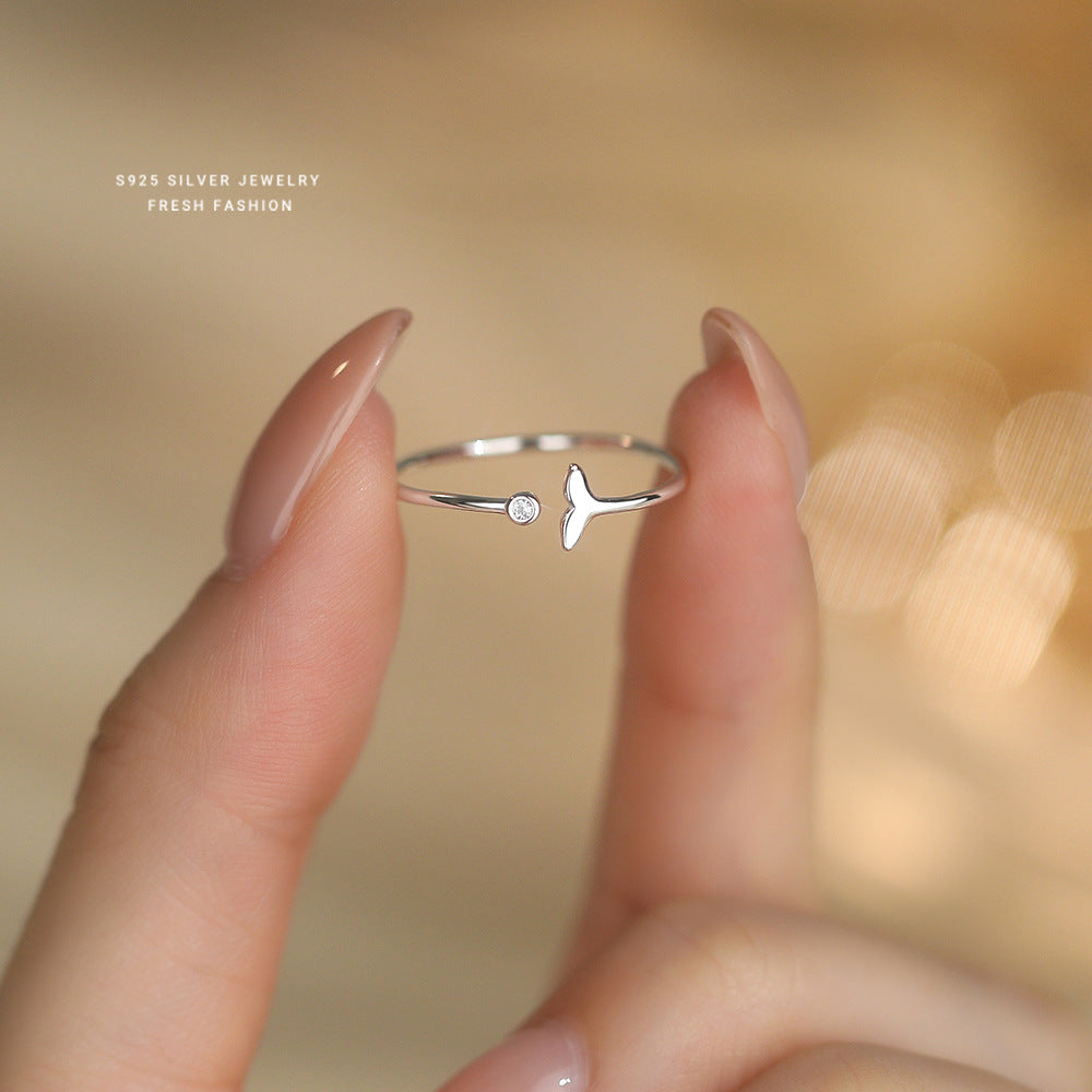 C廠 韓國韓版美人魚尾S925純銀戒指 批發 折扣@洽客服 25.12.W1「K2428」