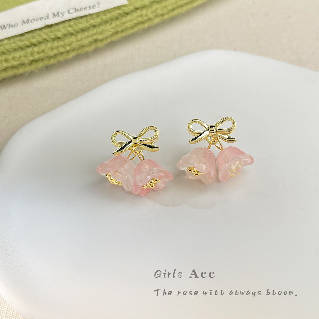A廠 日韓系森林系鈴蘭耳環批發 折扣@洽客服 26.08.W3「5596-5598」