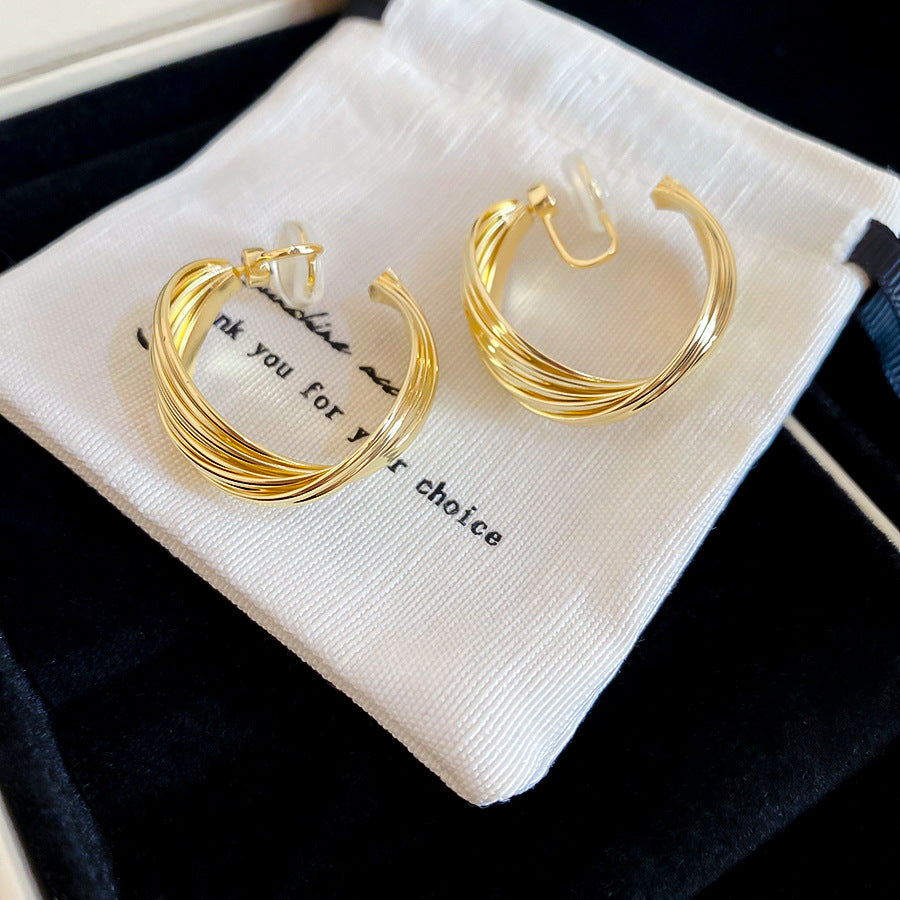 A2廠 韓國韓版扭曲圓形蚊香盤銀針耳環 批發 折扣@洽客服 25.10.W5「HE28781」