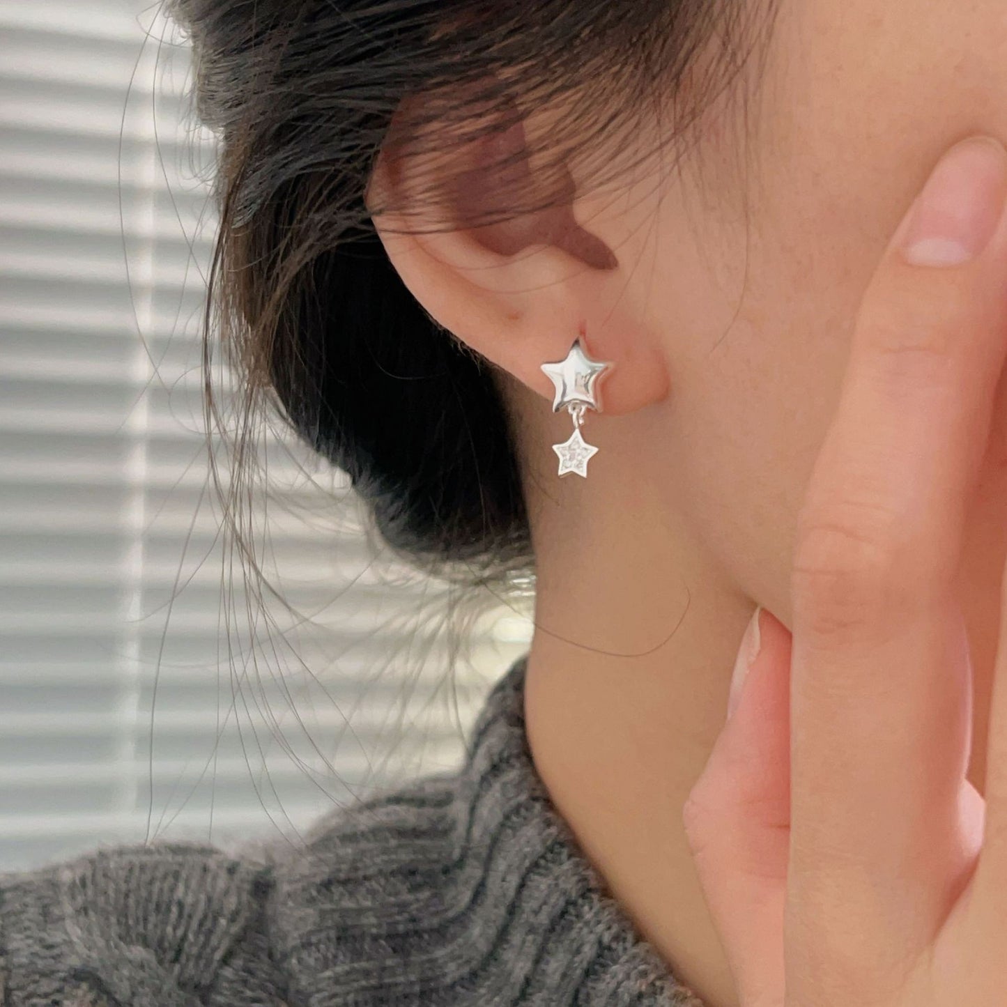 C3廠 韓國韓版S925純銀｜星星耳環 批發 折扣@洽客服 26.02.W3「es196」