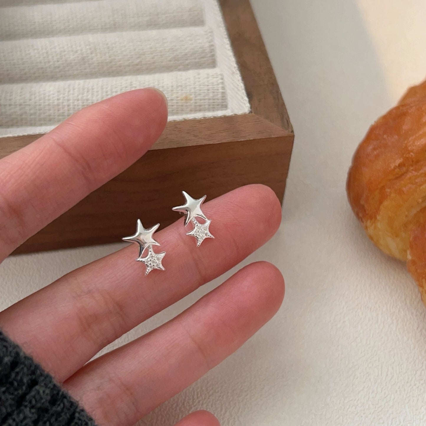 C3廠 韓國韓版S925純銀｜星星耳環 批發 折扣@洽客服 26.02.W3「ES194」