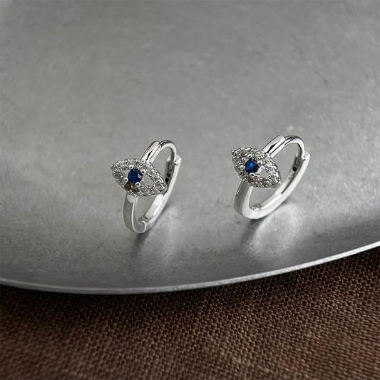 A廠 日韓款氣質鋯石眼睛耳環 批發 折扣@洽客服 26.01.W1「6968」