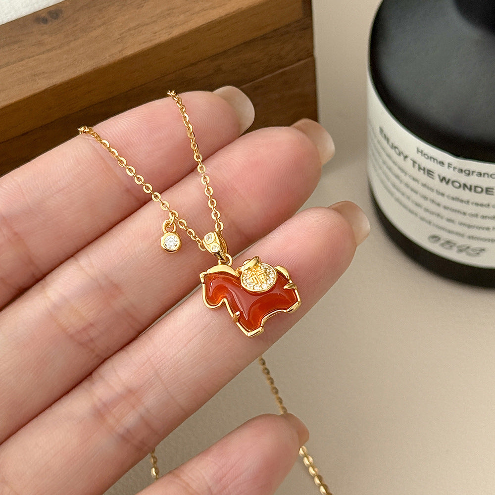 C廠  S925純銀｜馬上有福有錢小馬項鍊 批發 折扣@洽客服 25.01.W4「A4979」