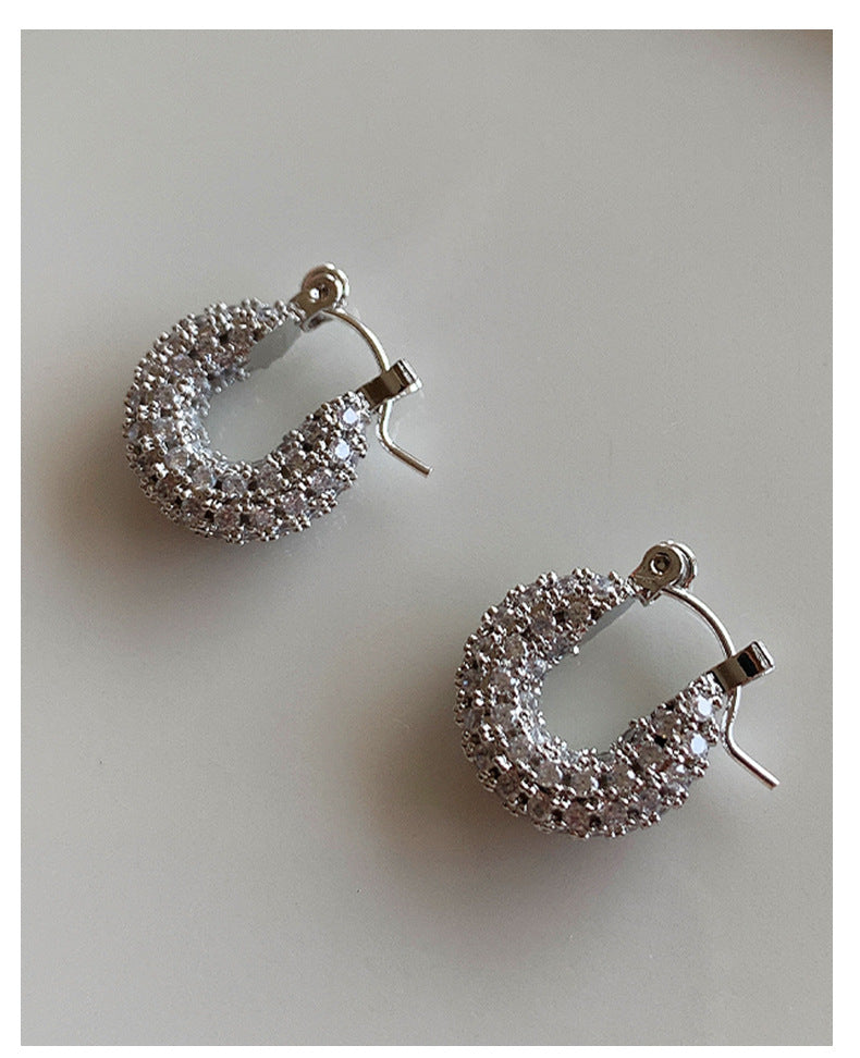 A2廠 韓國韓版輕奢高級感鋯石U型耳環  批發 折扣@洽客服 26.01.W1「HE29822」