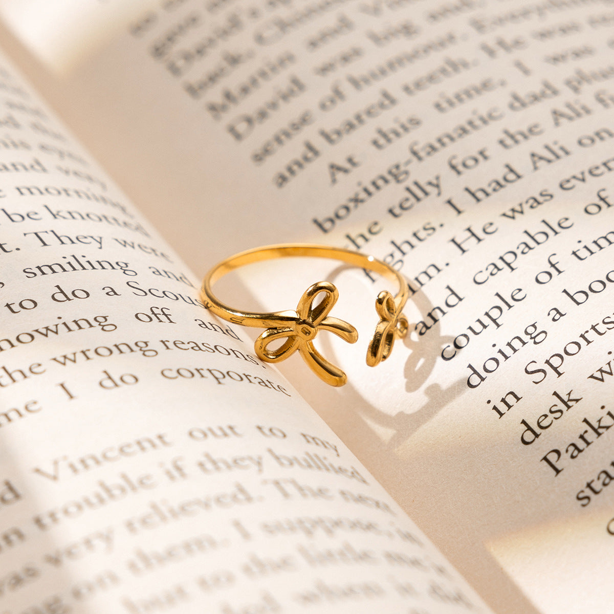 B廠 歐美款EMMA 開口鈦鋼電鍍18K金鈦鋼鍍18K金戒指 批發 折扣@洽客服 25.12.W3「JDR0210003」