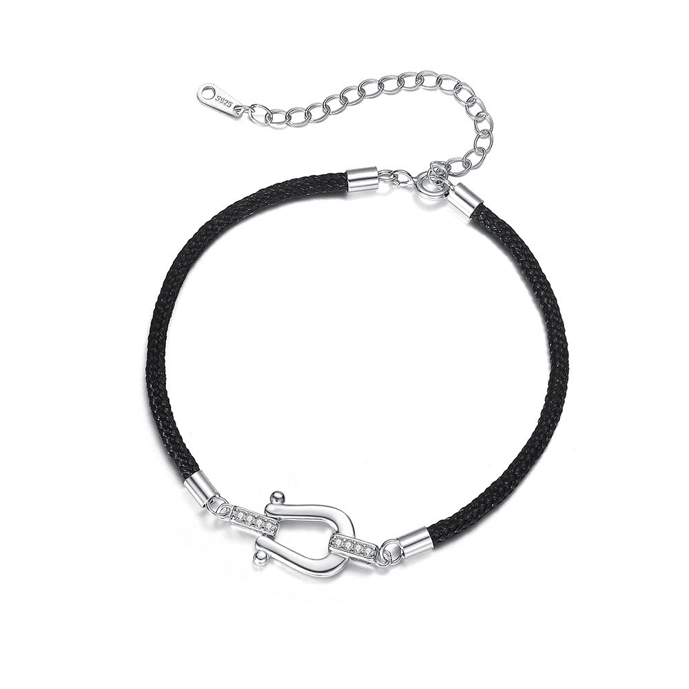 C廠  S925純銀｜環環相扣馬蹄扣手鍊 批發 折扣@洽客服 25.01.W4「YL0138」