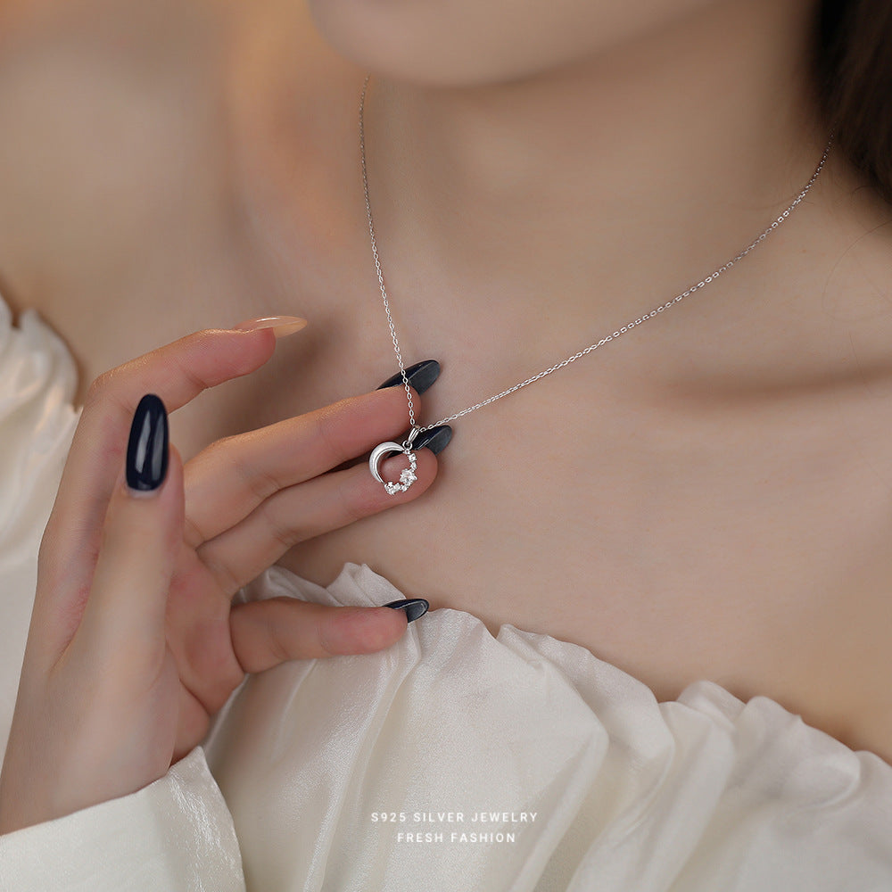 C廠 韓國韓版眾星捧月S925銀項鍊 批發 折扣@洽客服 24.11.W2「A4522」