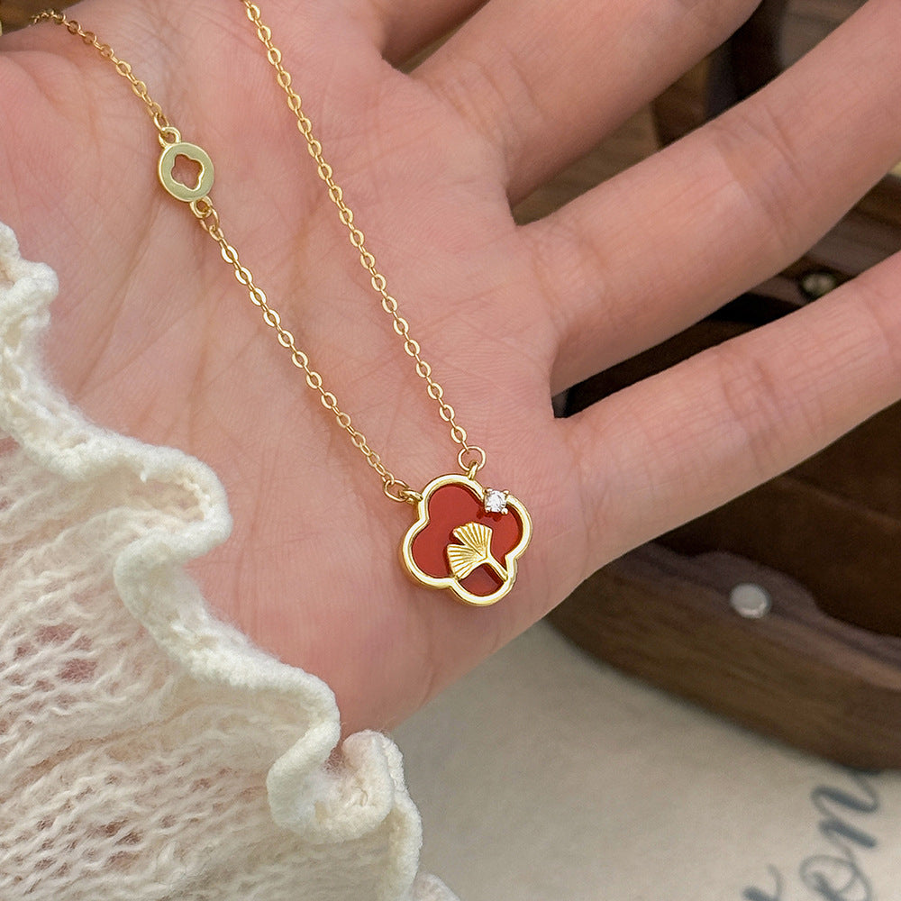 C廠 S925純銀｜氣質小幸運四葉草項鍊 批發 折扣@洽客服 25.01.W4「A4886」