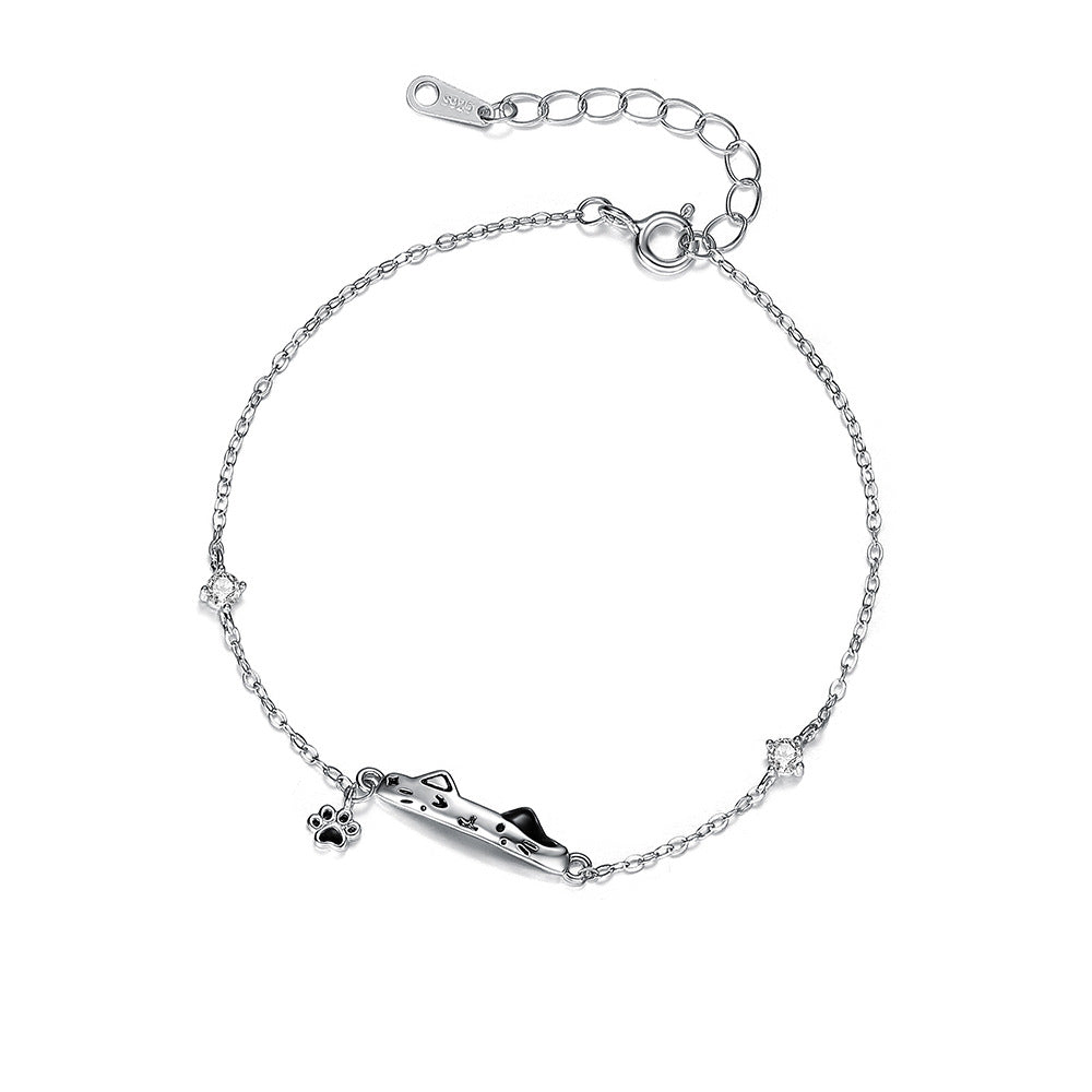 C廠  S925純銀｜ 貓狗日記情侶款手鍊 批發 折扣@洽客服 26.01.W2「L1287、L1288」