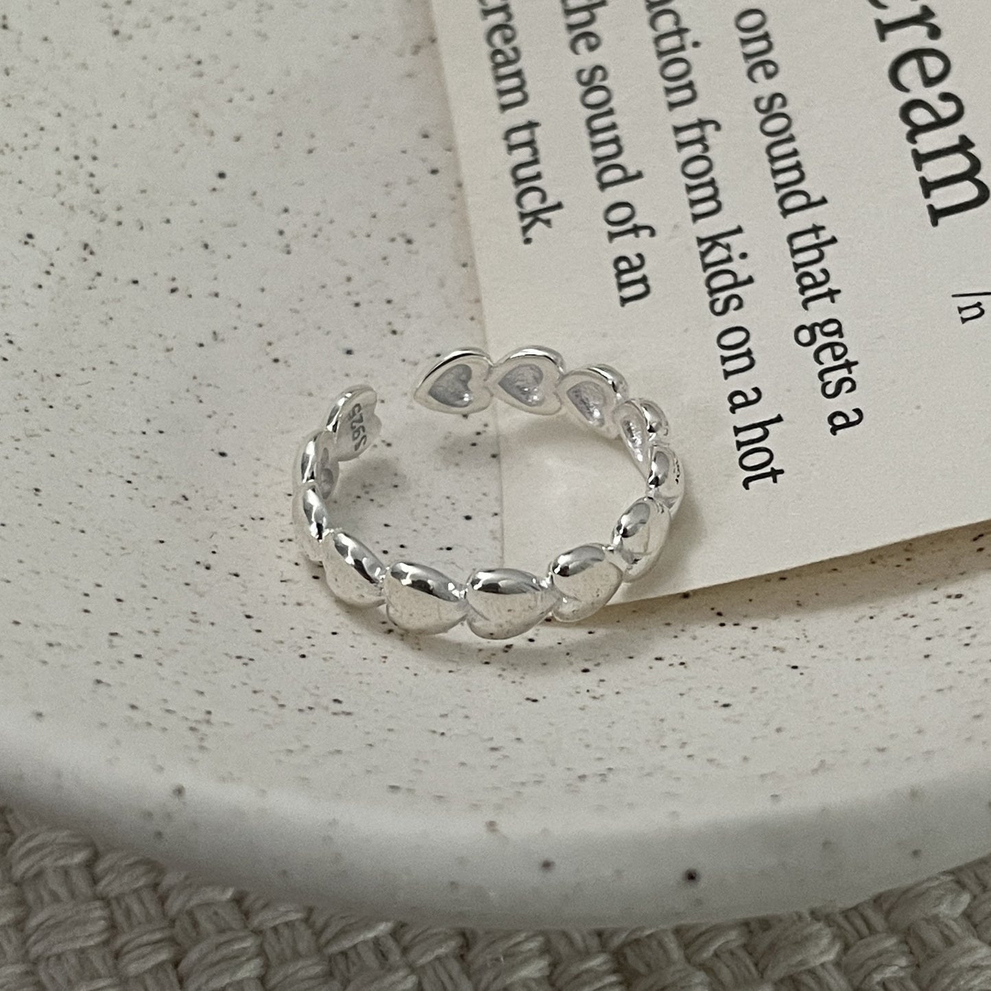 C2廠 韓國韓版愛心S925純銀戒指 批發 折扣@洽客服 25.10.W5「SR1126」