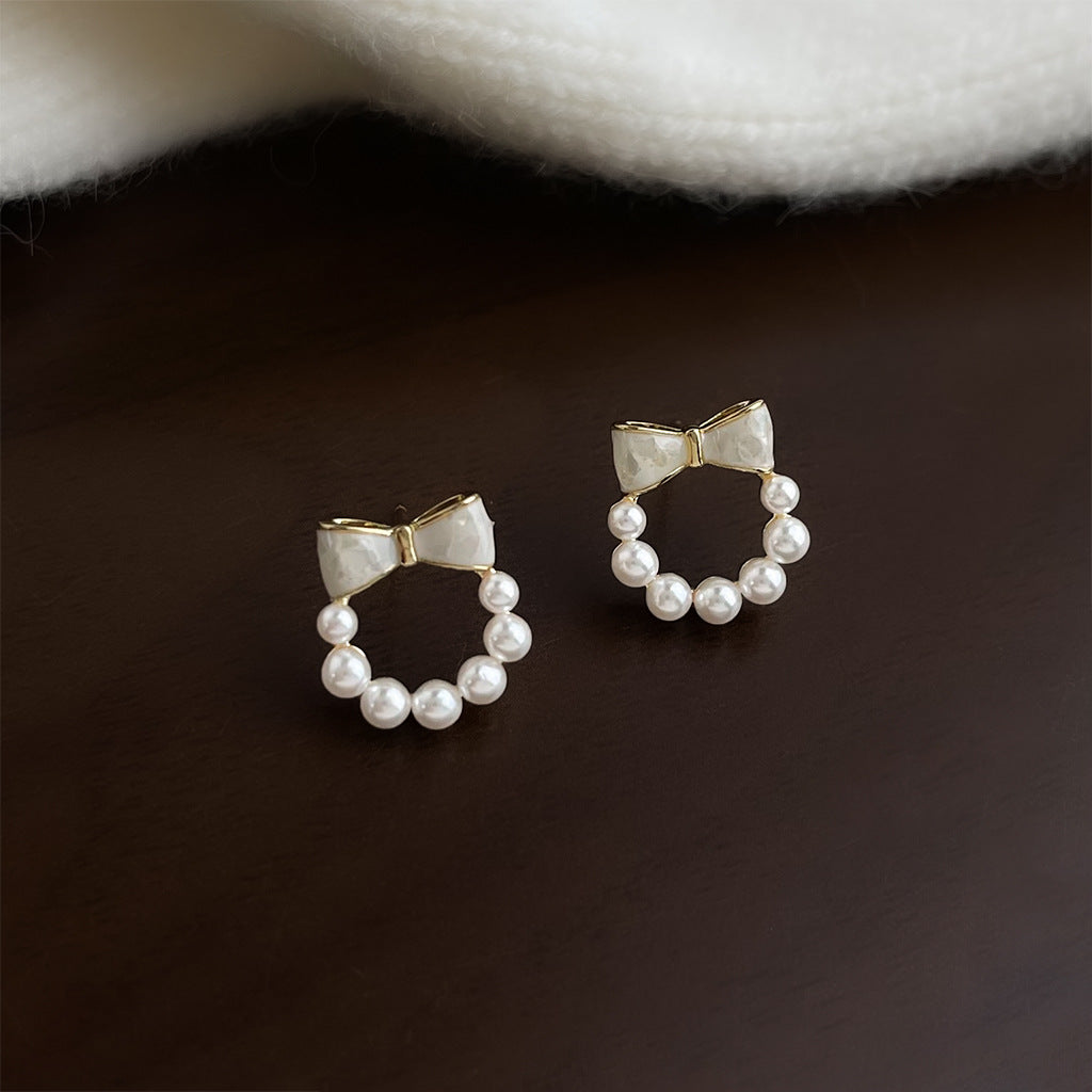 A廠 日韓蝴蝶結貝殼銀針耳環 批發 折扣@洽客服 25.12.W3「1578」