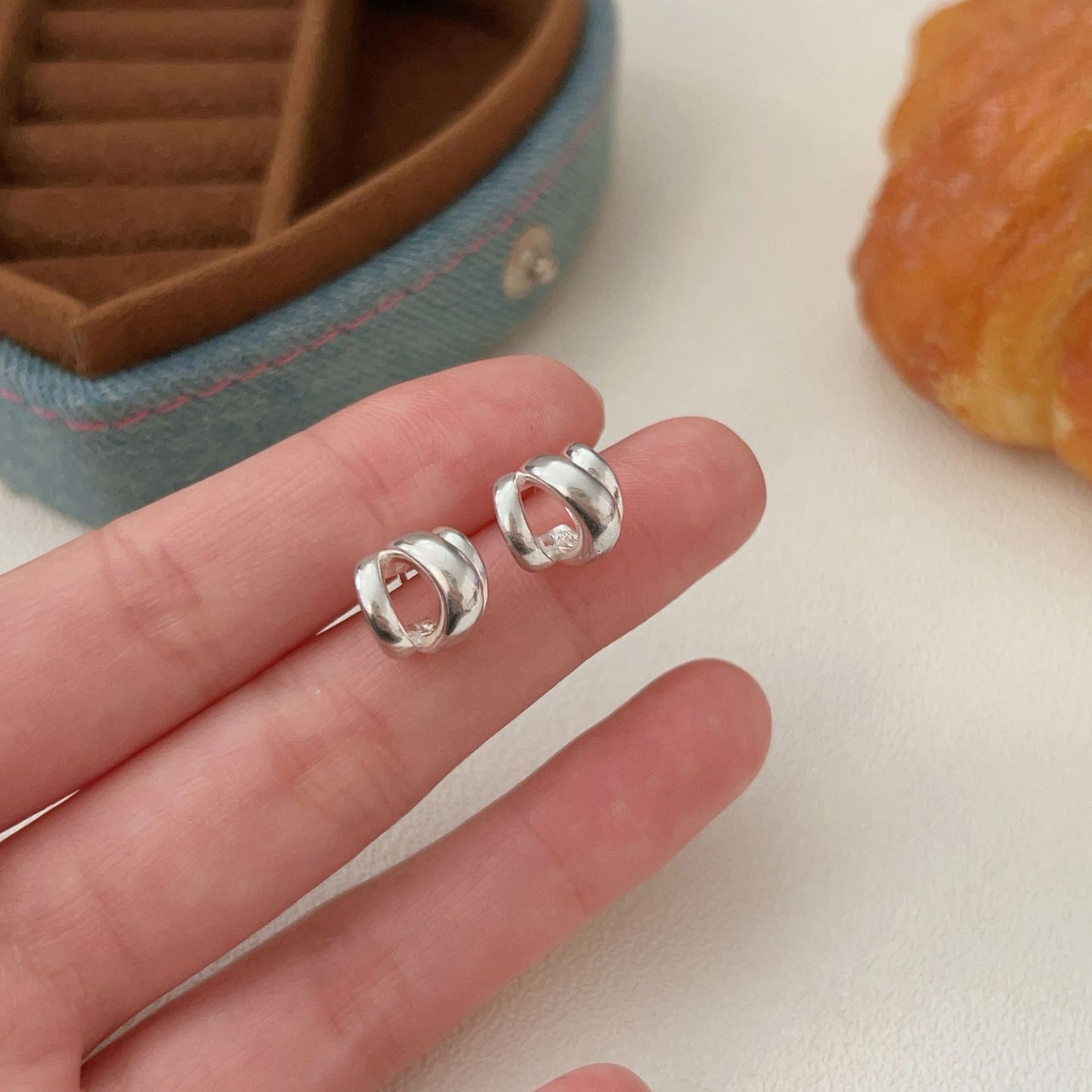 C3廠 韓國韓版S925純銀｜幾何多層耳環 批發 折扣@洽客服 26.02.W3「es013-1」