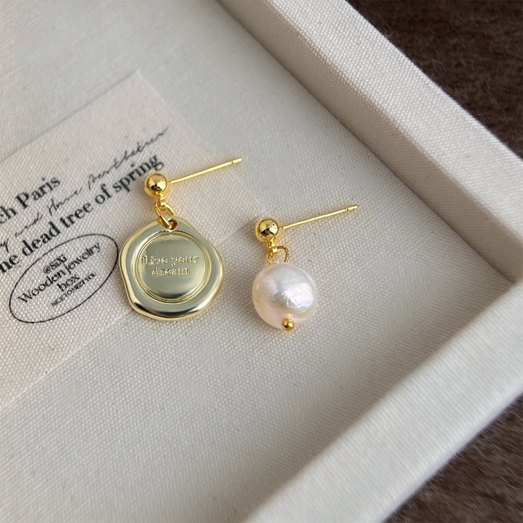 A廠 日韓款巴洛克淡水珍珠耳環 批發 折扣@洽客服 26.01.W1「A299」