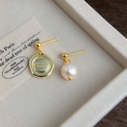 A廠 日韓款巴洛克淡水珍珠耳環 批發 折扣@洽客服 26.01.W1「A299」