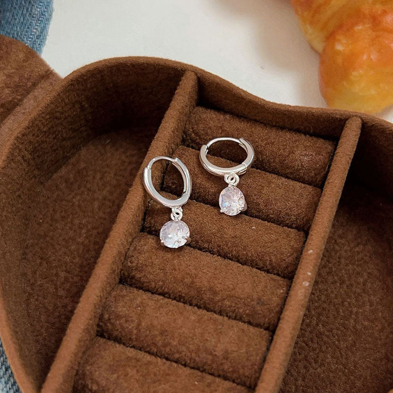 C3廠 韓版重工優雅鑲嵌S925純銀耳環 批發 折扣@洽客服 25/11.W4「es184」