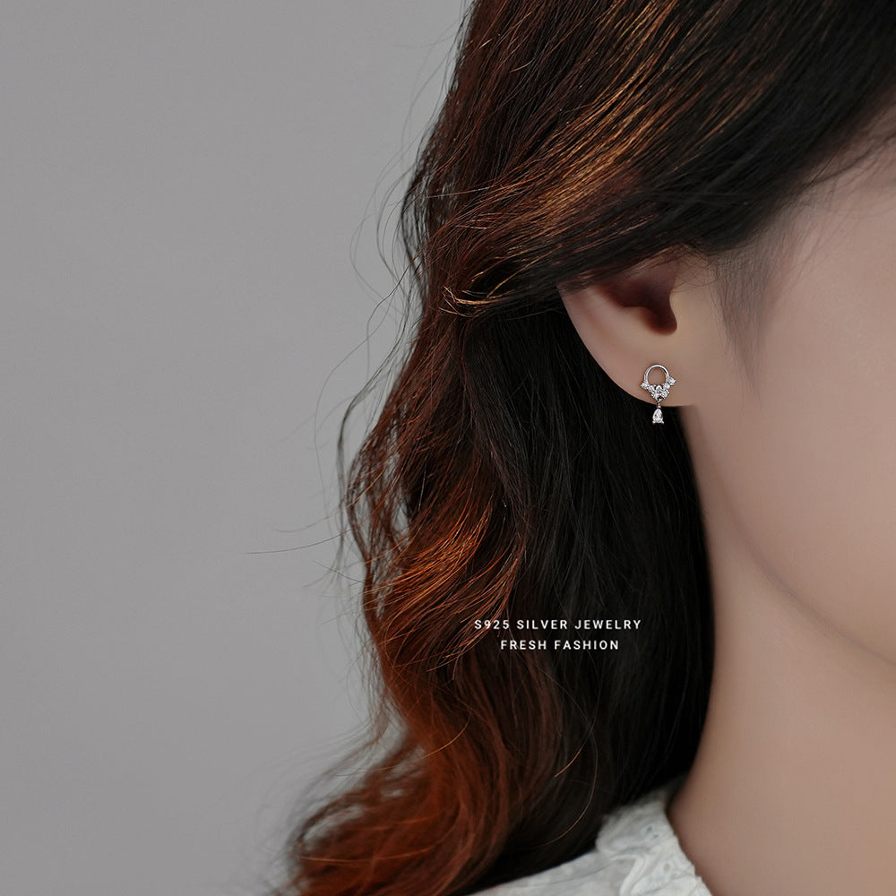 C廠 韓國韓版小水花流蘇S925純銀耳環 批發 折扣@洽客服 25.10.W3「E3394」