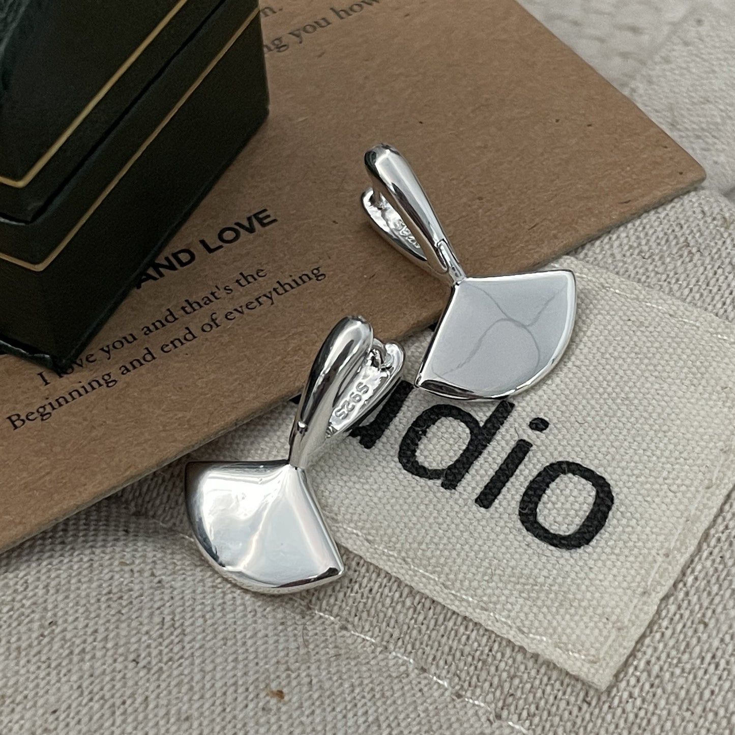 C2廠 S925純銀 ｜ 韓國韓版幾何扇子耳環 批發 折扣@洽客服 26.01.W2 「XSE2214」