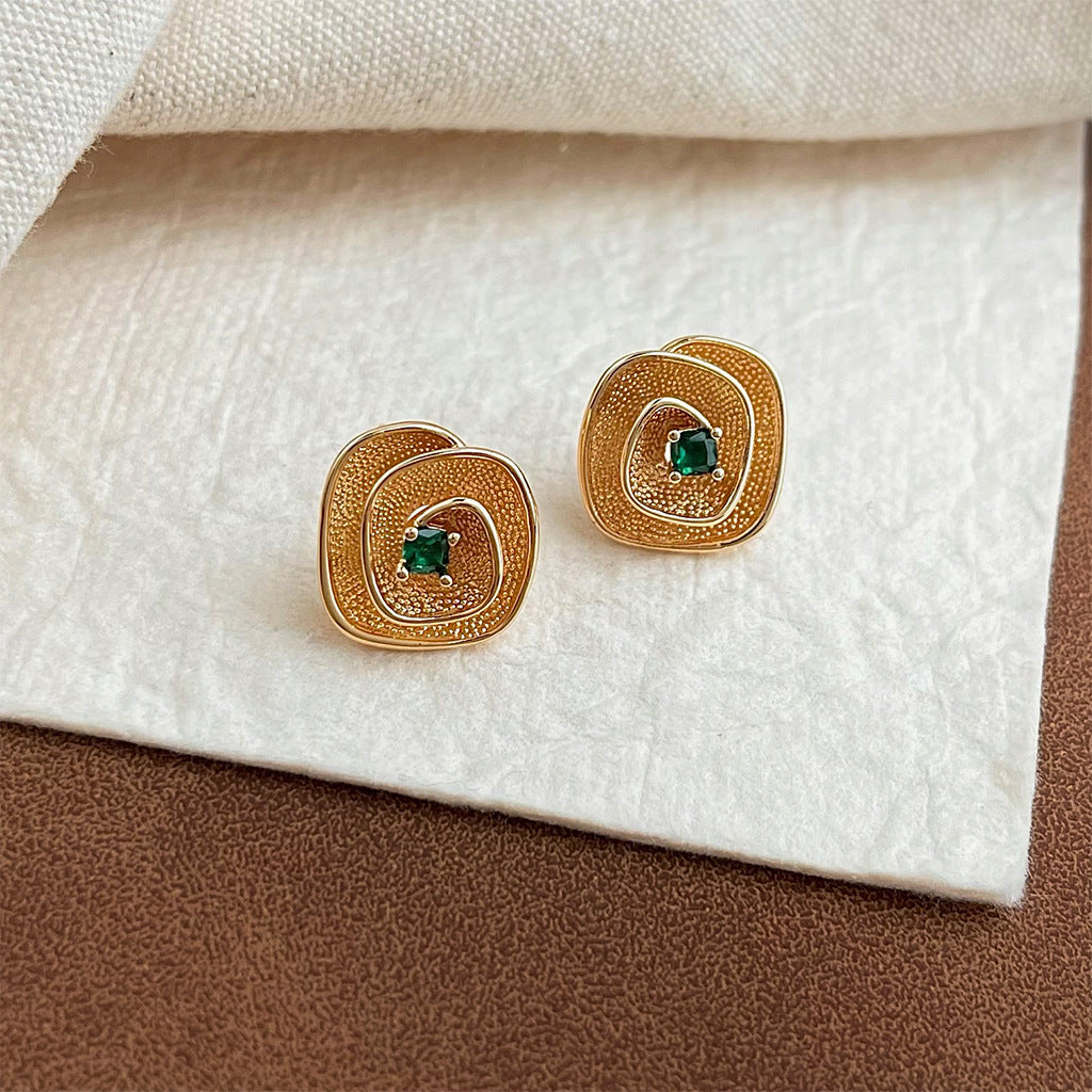 A廠 日韓款立體花鋯石耳環 批發 折扣@洽客服 26.01.W1「6954」