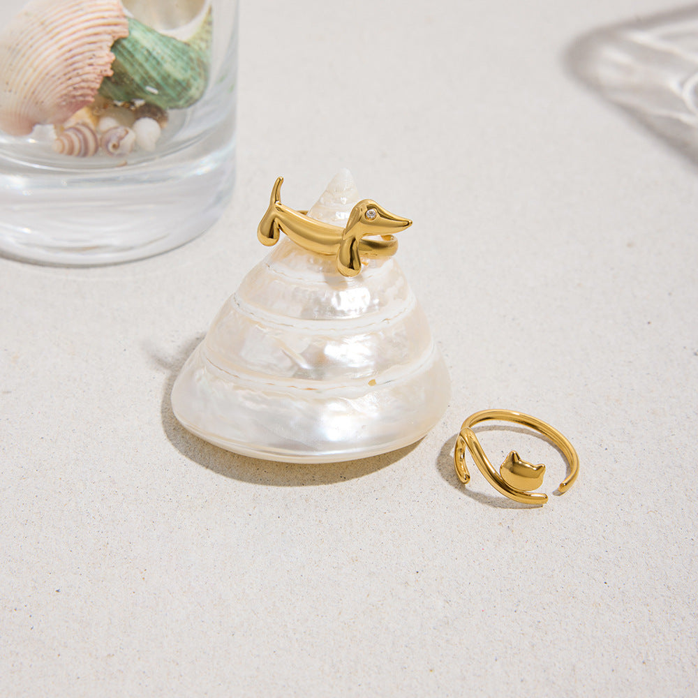 B廠 歐美款 鈦鋼鍍18K金戒指 批發 折扣@洽客服 25.12.W1「JDR0306058 JDR0306059 」