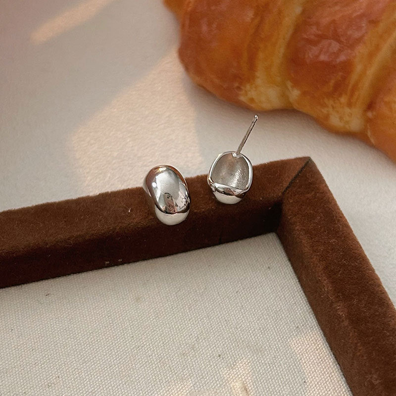 C3廠 韓版重工小銀豆S999足銀耳環 批發 折扣@洽客服 25/11.W4「SES105」