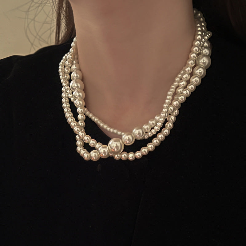 A2廠 優雅氣質的珍珠纏繞項鍊「HN1946」24.01.W4  批發折扣@洽客服