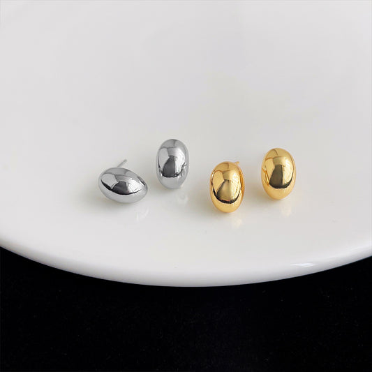 A廠 日韓款金屬豆豆銀針耳環 批發 折扣@洽客服 25.11.W4「2574-2575」