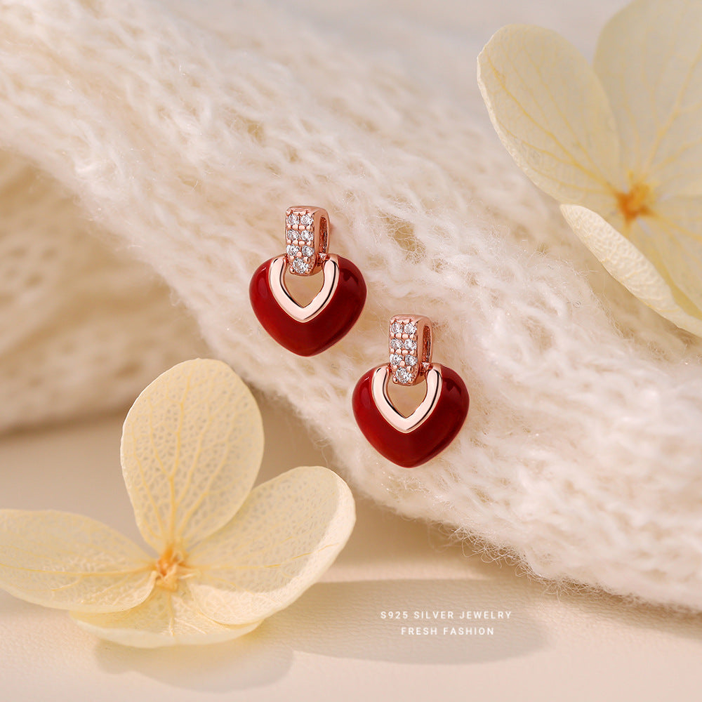 C廠 S925純銀｜眷愛心型耳環 批發 折扣@洽客服 25.01.W4「E6131」