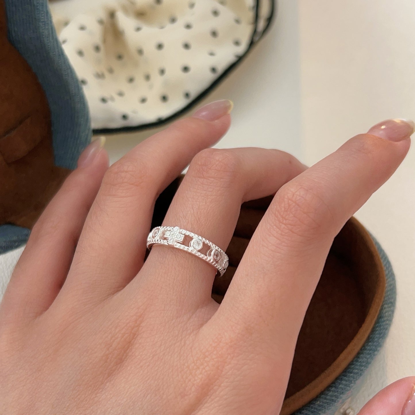 C3廠 韓國韓版閃鑽十字架S925純銀戒指批發 折扣@洽客服 25.03.W2「jz112」