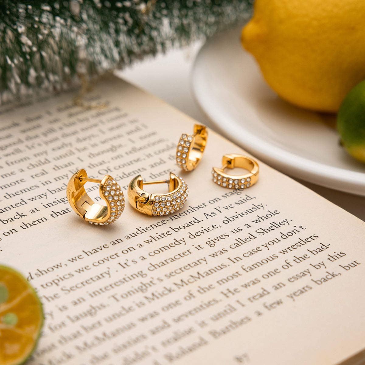 B廠 歐美款JODIE 鈦鋼鍍18K金耳環 批發 折扣@洽客服 25.12.W3「JDE0310001,JDE0310002」