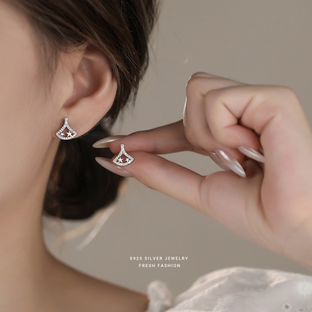 C廠 韓國韓版杏運之星S925純銀耳環 批發 折扣@洽客服 25.12.W1「E5815」