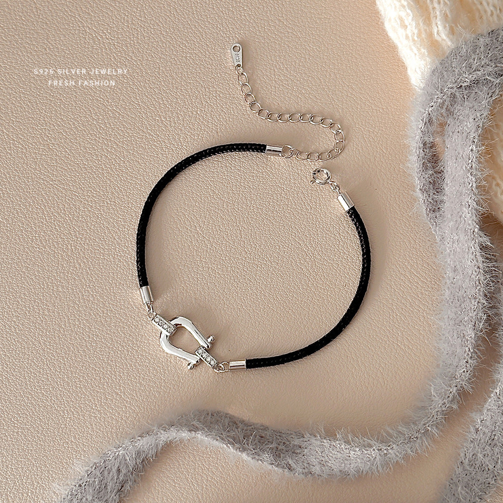 C廠  S925純銀｜環環相扣馬蹄扣手鍊 批發 折扣@洽客服 25.01.W4「YL0138」